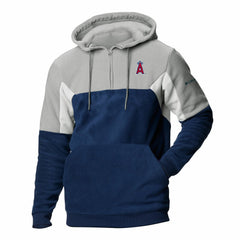 Los Angeles Angels Men's Lodge Fleece Quarter-Zip Hoodie Navy