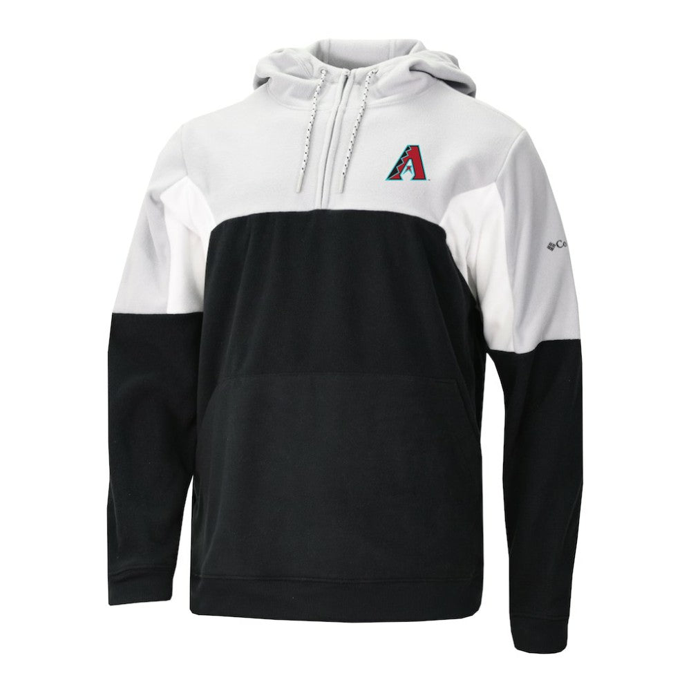 Arizona Diamondbacks Men's Lodge Fleece Quarter-Zip Hoodie Black