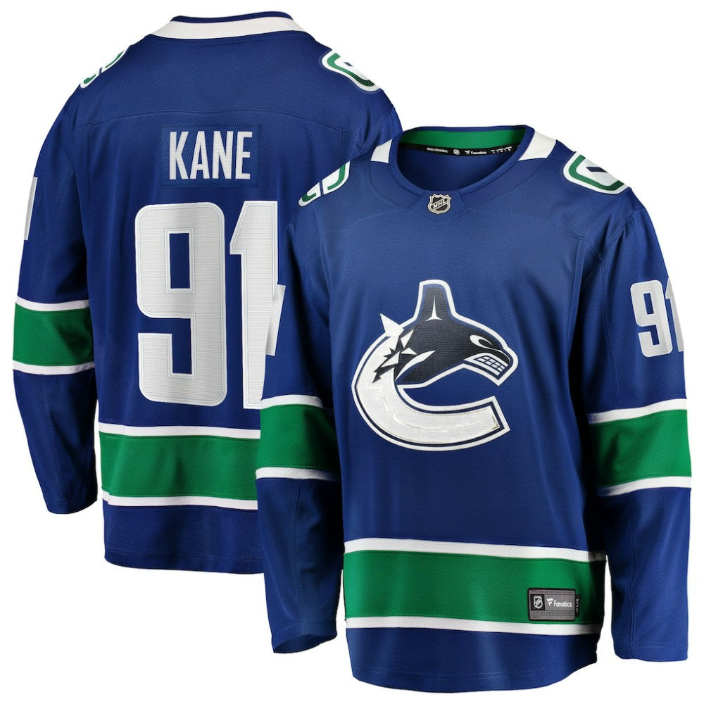 Evander Kane Vancouver Canucks Fanatics Home Breakaway Jersey - Blue Jerseys