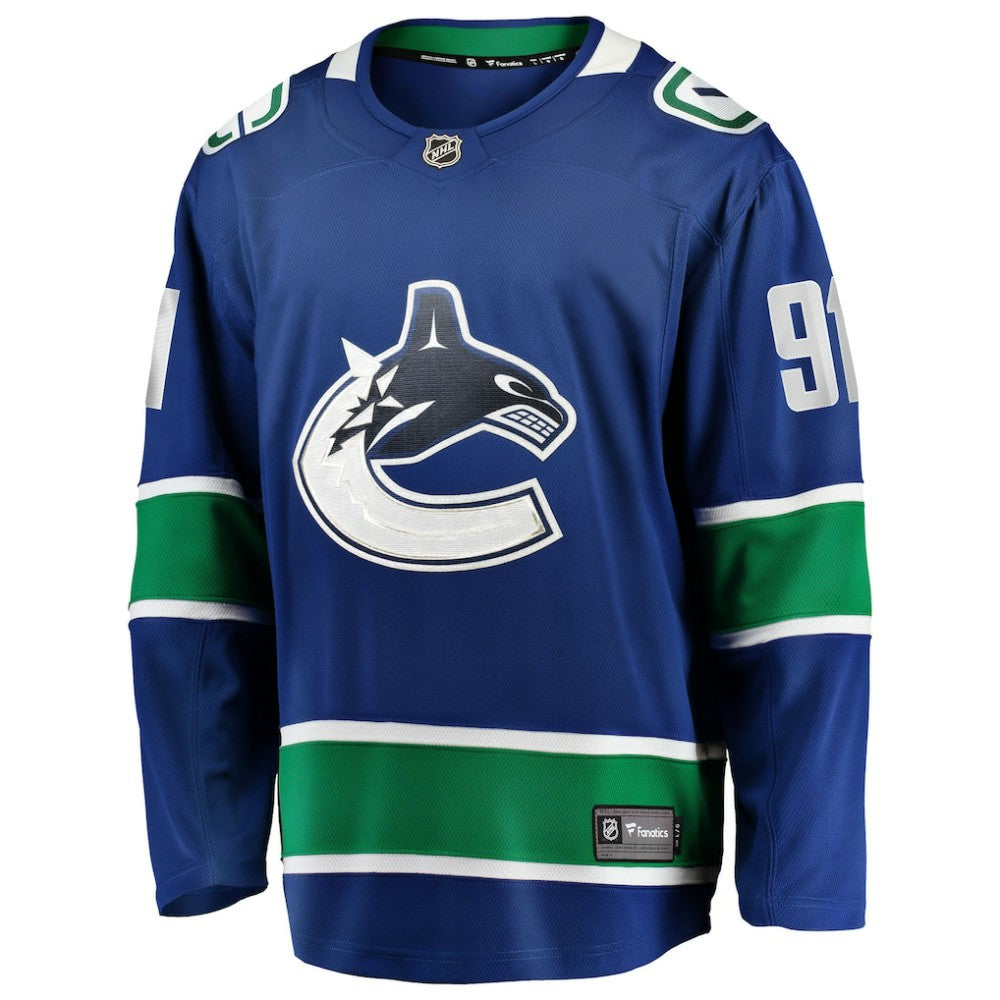 Evander Kane Vancouver Canucks Fanatics Home Breakaway Jersey - Blue Jerseys
