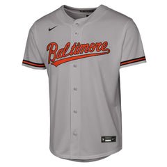 Adley Rutschman Baltimore Orioles Youth Road Replica Jersey Gray