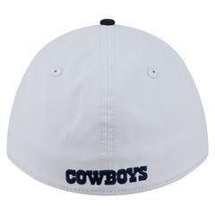 Dallas Cowboys New Era Patch 39THIRTY A-Frame M-Crown Perforated Flex Hat - White/Navy discount
