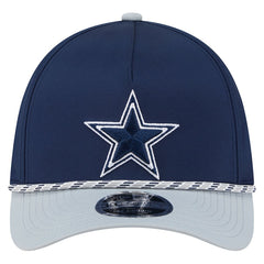 Dallas Cowboys Rope M-Crown A-Frame 39THIRTY Flex Hat - Navy/Silver outlet