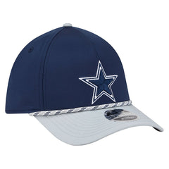 Dallas Cowboys Rope M-Crown A-Frame 39THIRTY Flex Hat - Navy/Silver outlet