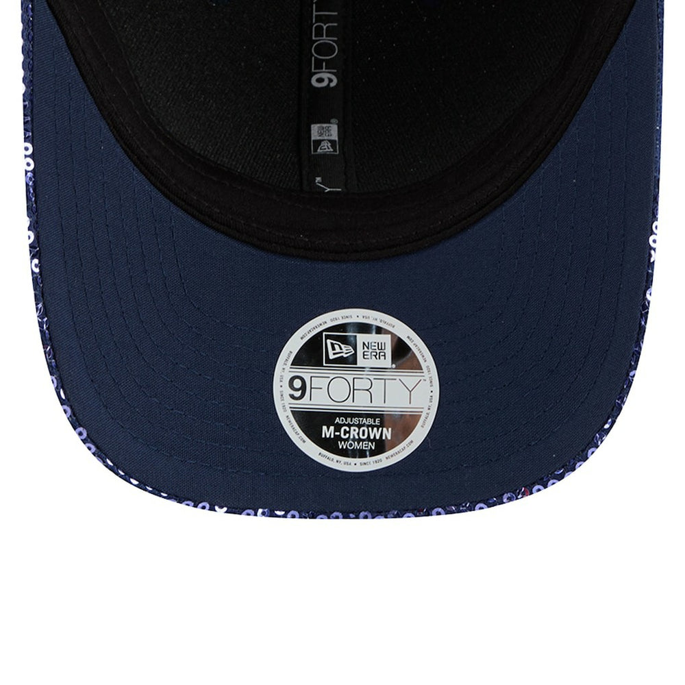 Dallas Cowboys New Era Women's Sequin 9FORTY Adjustable Hat - Navy outlet