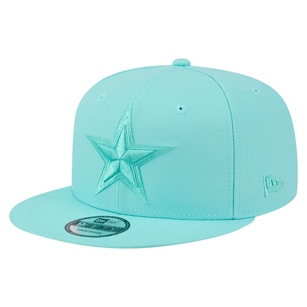 Dallas Cowboys New Era Colorpack 9FIFTY Snapback Hat - Turquoise on sale