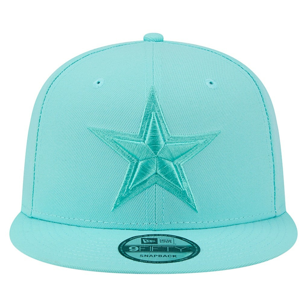 Dallas Cowboys New Era Colorpack 9FIFTY Snapback Hat - Turquoise on sale