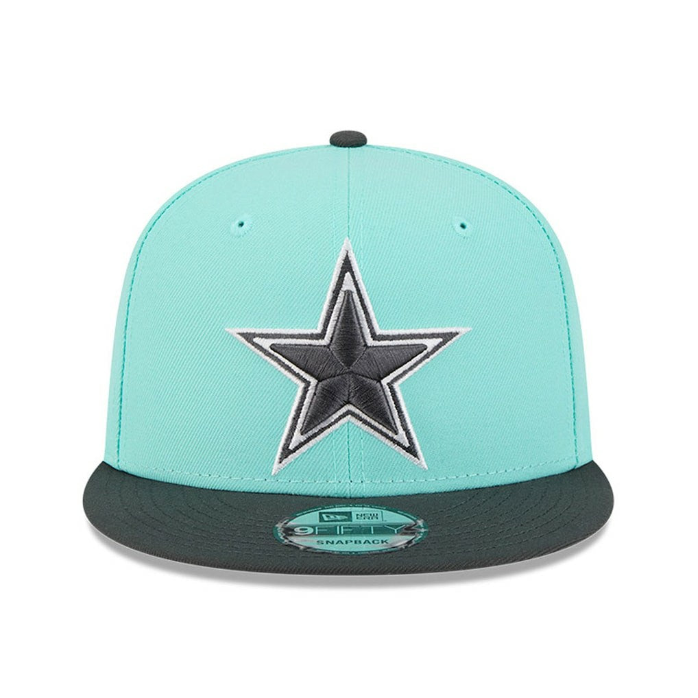 Dallas Cowboys New Era Two-Tone Color Pack 9FIFTY Snapback Hat - Light Blue/Navy discount