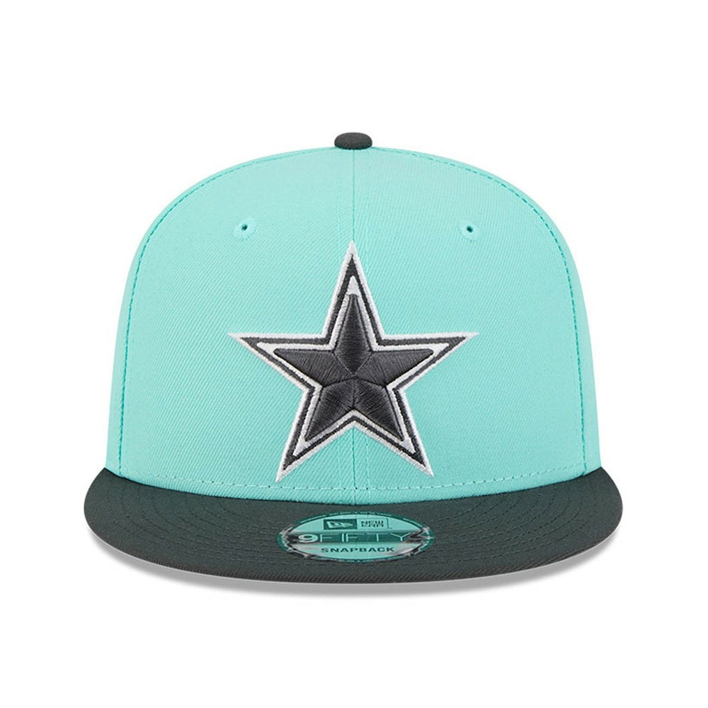 Dallas Cowboys New Era Two-Tone Color Pack 9FIFTY Snapback Hat - Light Blue/Navy discount