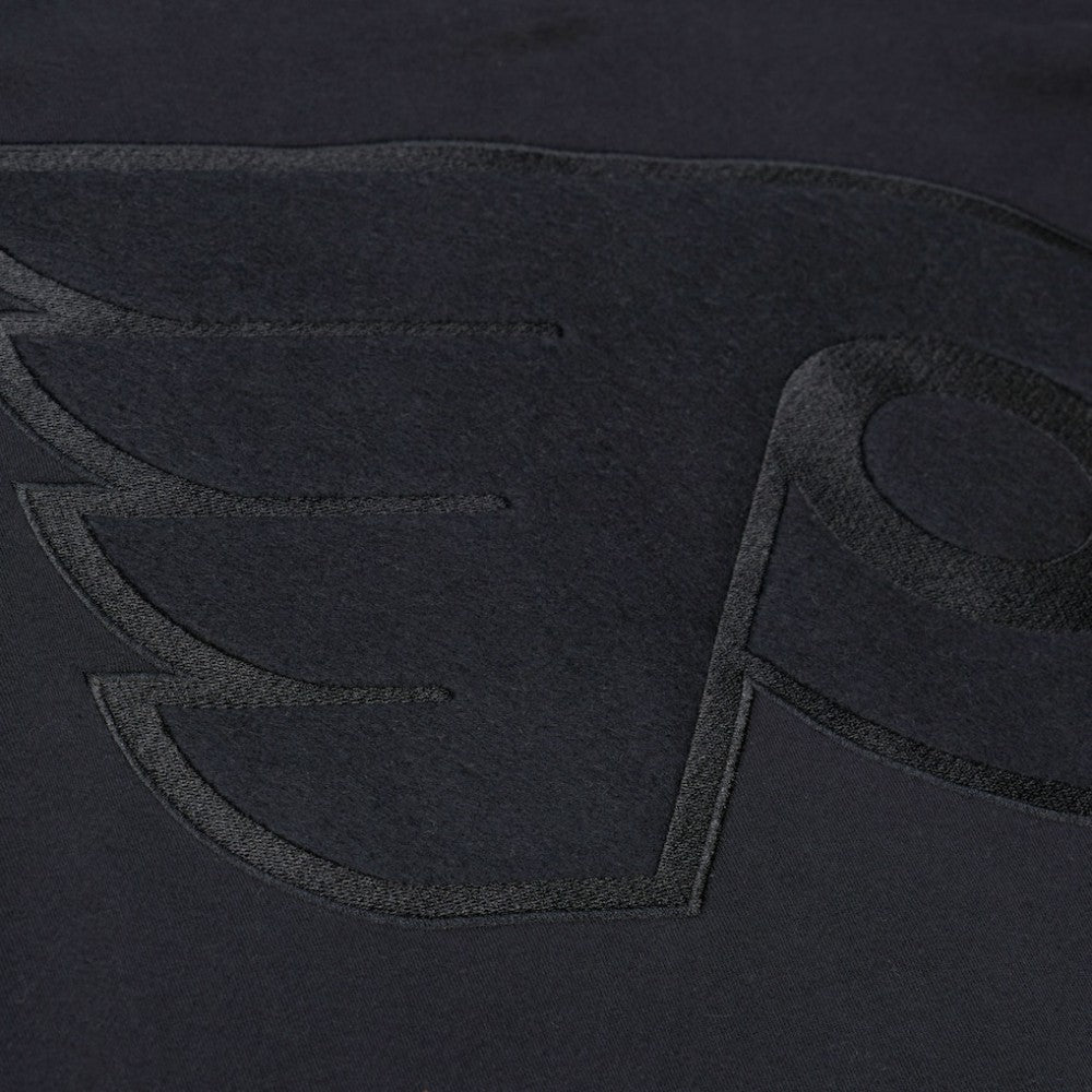 Philadelphia Flyers Mitchell & Ness Phantom Fleece Crew Neck Sweatshirt - Black Sweatshirts