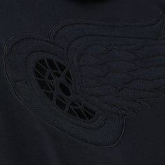 Detroit Red Wings Mitchell & Ness Phantom Fleece Hoodie - Black Hoodies