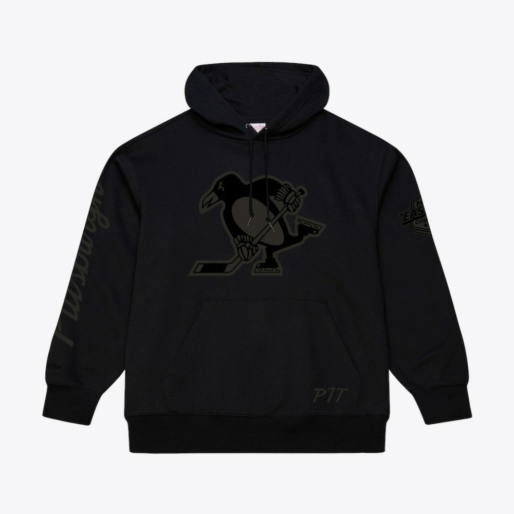 Pittsburgh Penguins Mitchell & Ness Phantom Fleece Hoodie - Black Hoodies