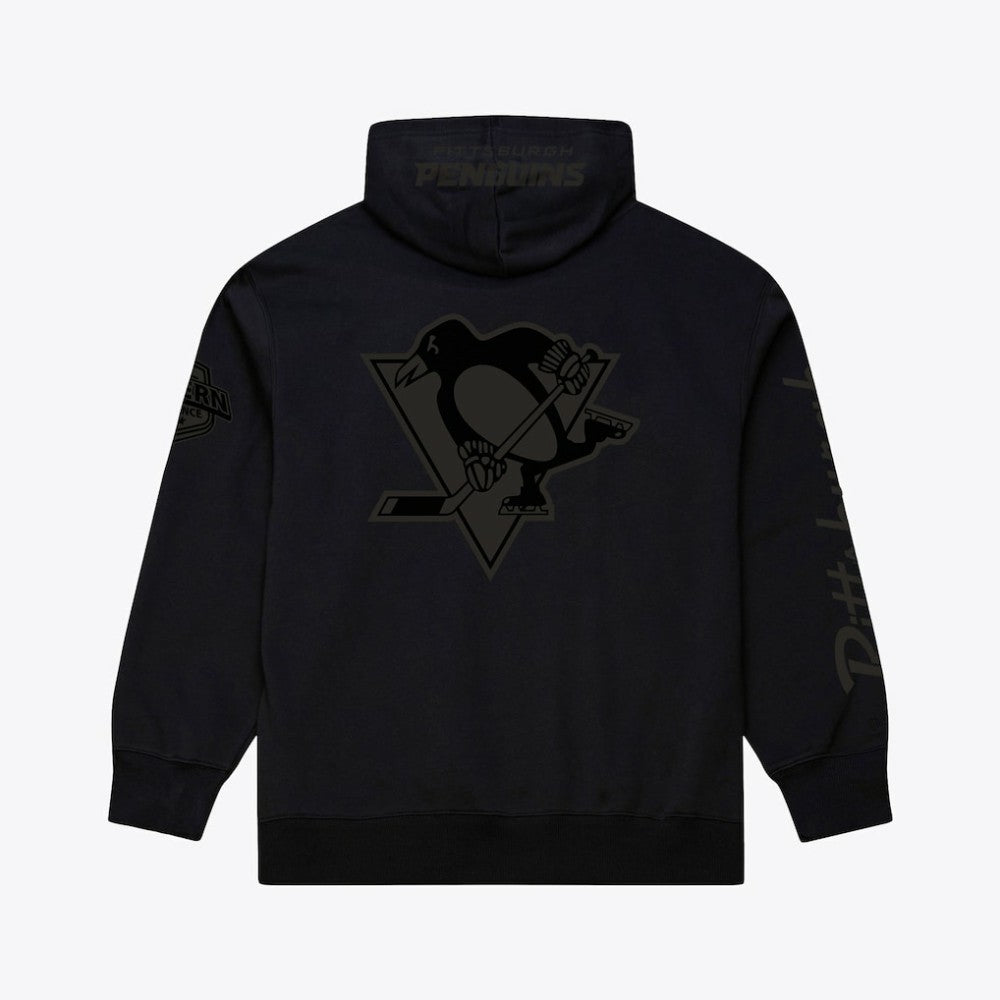 Pittsburgh Penguins Mitchell & Ness Phantom Fleece Hoodie - Black Hoodies