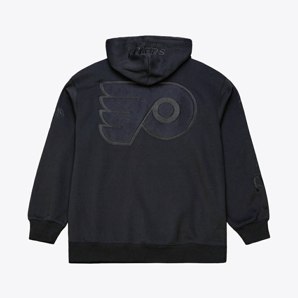 Philadelphia Flyers Mitchell & Ness Phantom Fleece Hoodie - Black Hoodies