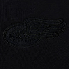 Detroit Red Wings Mitchell & Ness Unisex Phantom Fleece Crew Neck Sweatshirt - Black Sweatshirts
