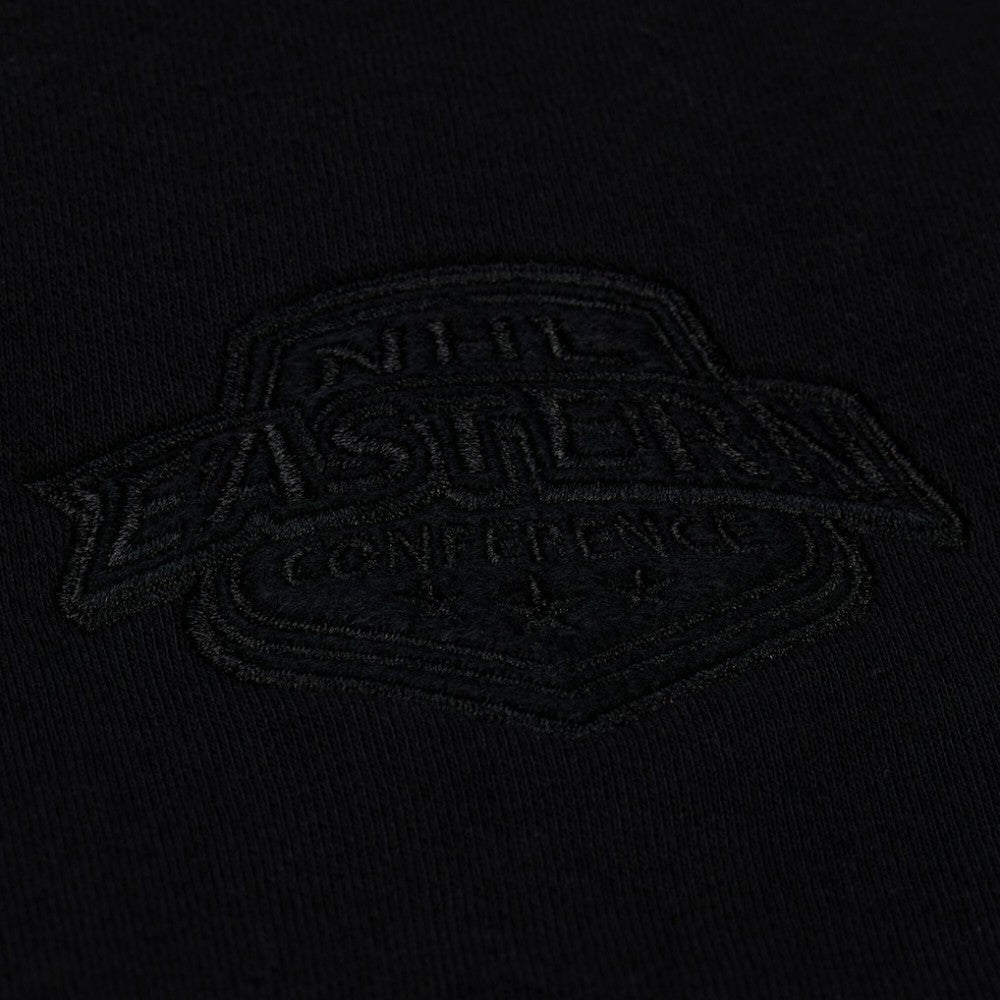 Detroit Red Wings Mitchell & Ness Unisex Phantom Fleece Crew Neck Sweatshirt - Black Sweatshirts