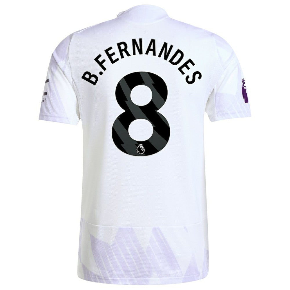 Bruno Fernandes Manchester United 2025/26 Away Player Jersey - White shop