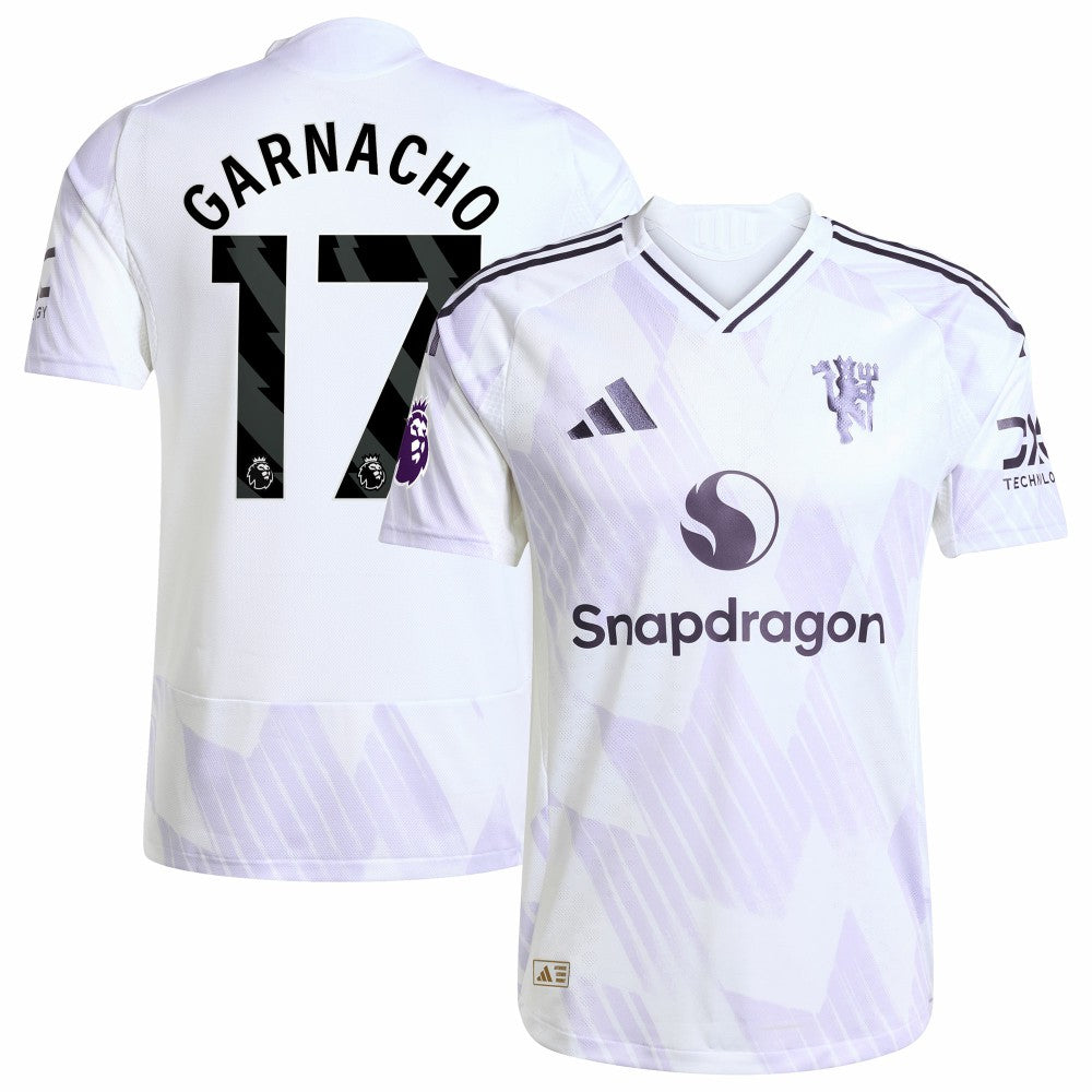 Alejandro Garnacho Manchester United 2025/26 Away Player Jersey - White outlet