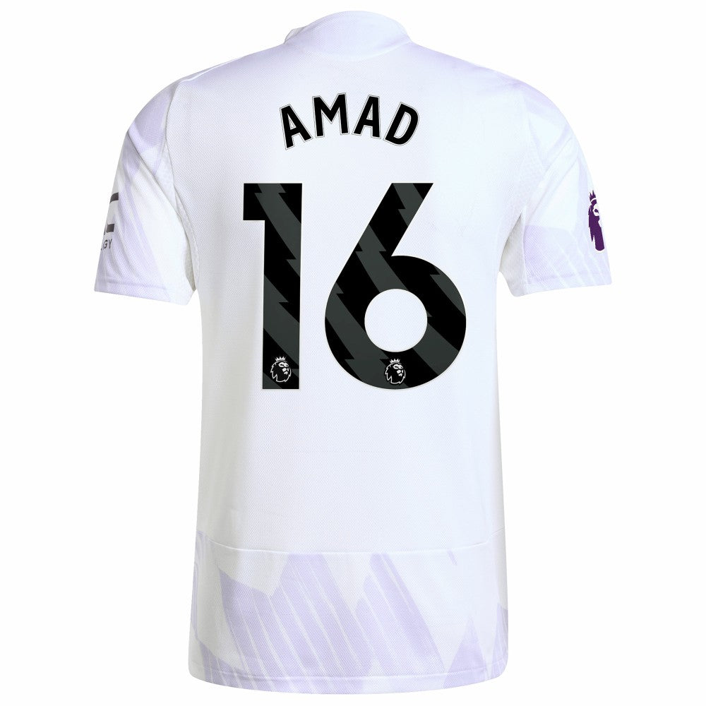 Amad Diallo Manchester United 2025/26 Away Player Jersey - White outlet