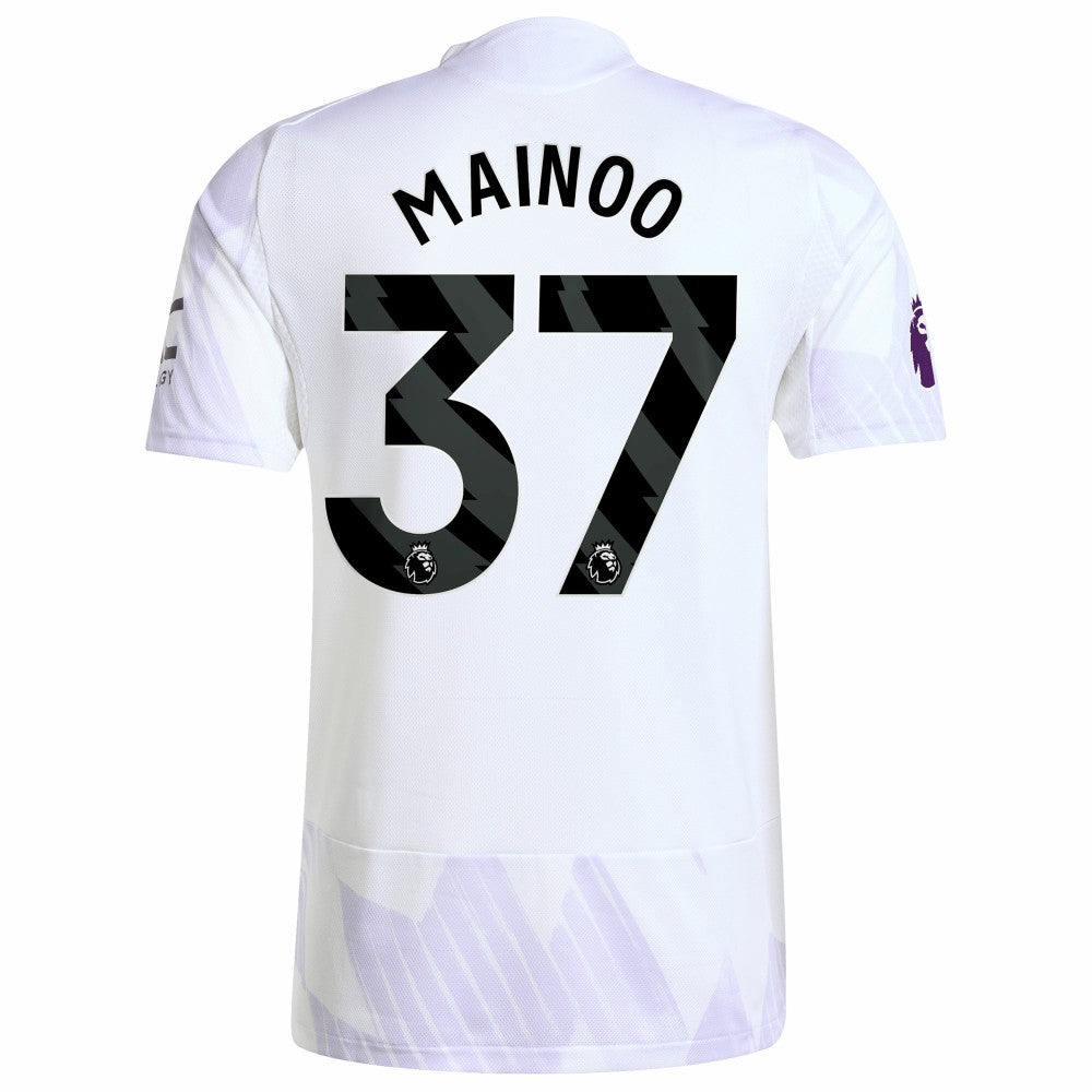 Kobbie Mainoo Manchester United 2025/26 Away Player Jersey - White on sale