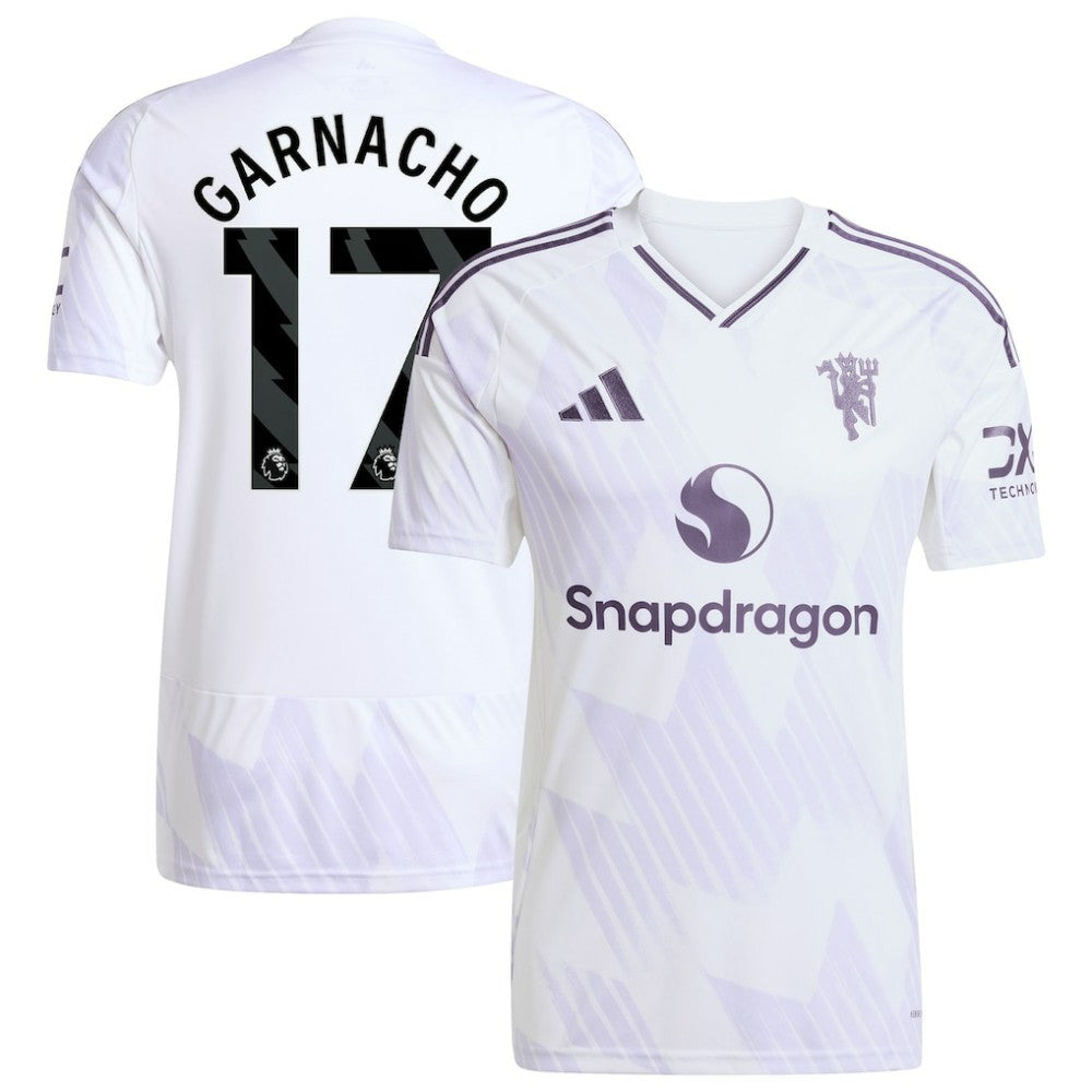 Alejandro Garnacho Manchester United 2025/26 Away Replica Player Jersey - White online
