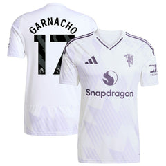 Alejandro Garnacho Manchester United 2025/26 Away Replica Player Jersey - White online