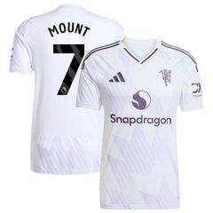 Mason Mount Manchester United 2025/26 Away Replica Player Jersey - White for sale