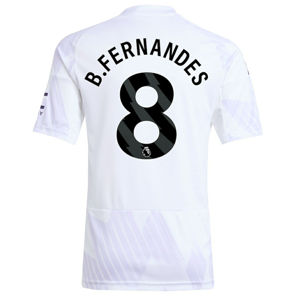 Bruno Fernandes Manchester United Youth 2025/26 Away Replica Player Jersey - White online
