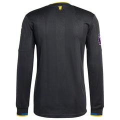 Manchester United 2025/26 Third Long Sleeve Jersey - Black discount
