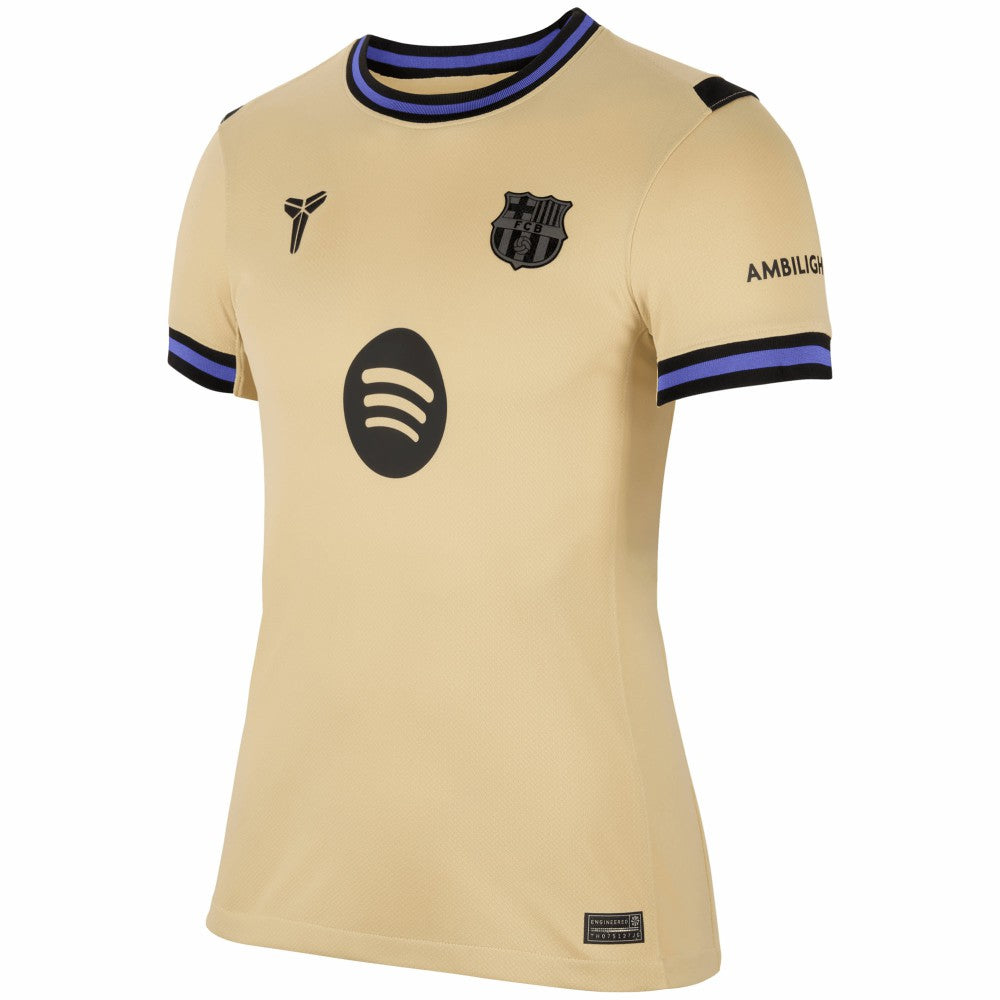 Gavi Barcelona Women's 2025/26 Away Stadium Replica Jersey - Gold discount