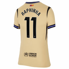 Raphinha Barcelona Women's 2025/26 Away Stadium Replica Jersey - Gold online