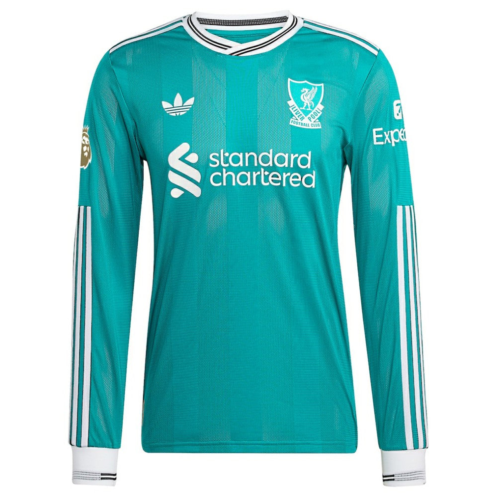 Liverpool 2025/26 Third Long Sleeve Custom Jersey - Green shop