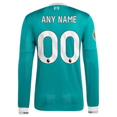 Liverpool 2025/26 Third Long Sleeve Custom Jersey - Green shop