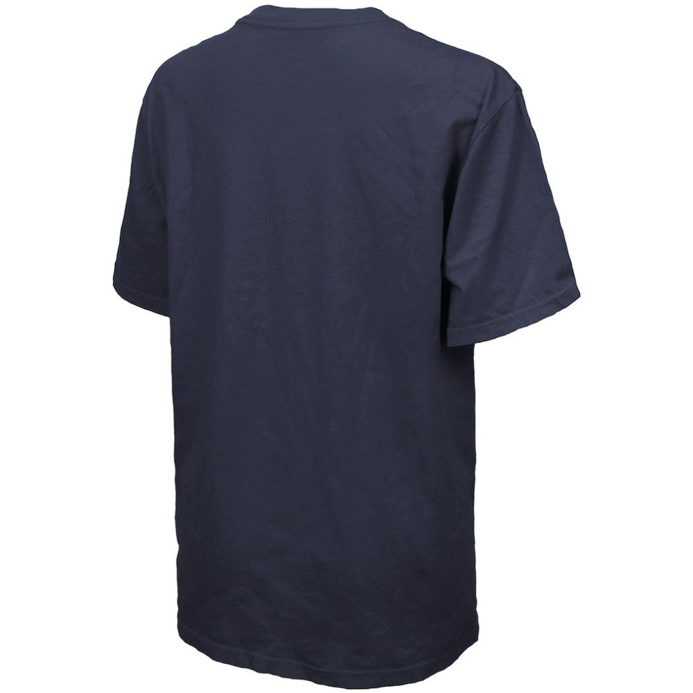 Detroit Tigers Majestic Threads Women's Oversized First Base T-Shirt Navy