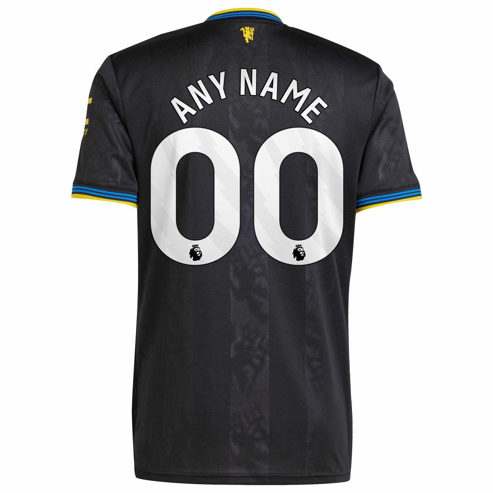 Manchester United 2025/26 Third Replica Custom Jersey - Black cheap