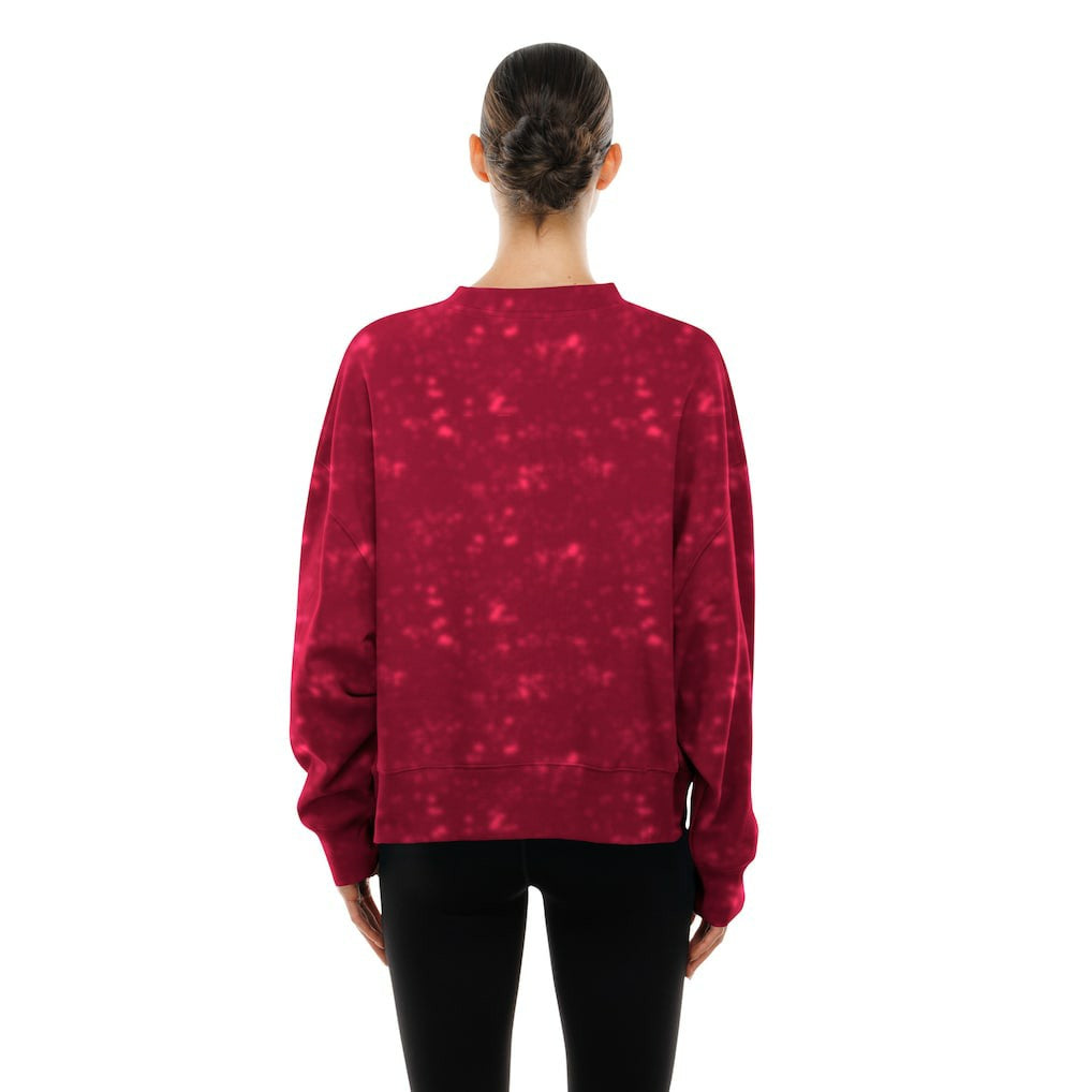 Cleveland Cavaliers Women's Throwback Collection Mineral Wash Crewneck Sweatshirt sale - Wine cheap