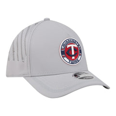 Minnesota Twins Patch 39THIRTY A-Frame M-Crown Perforated Flex Hat Gray