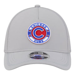 Chicago Cubs Patch 39THIRTY A-Frame M-Crown Perforated Flex Hat Gray
