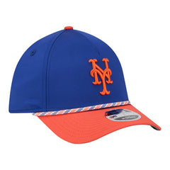 New York Mets Rope M-Crown A-Frame 39THIRTY Flex Hat Royal/Orange