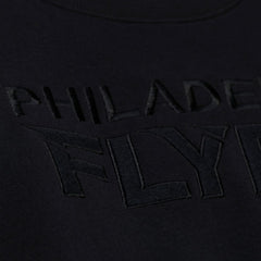 Philadelphia Flyers Mitchell & Ness Unisex Phantom Fleece Crew Neck Sweatshirt - Black Sweatshirts