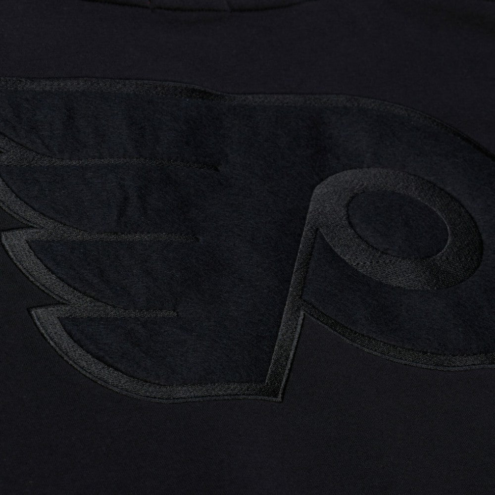Philadelphia Flyers Mitchell & Ness Unisex Phantom Fleece Crew Neck Sweatshirt - Black Sweatshirts