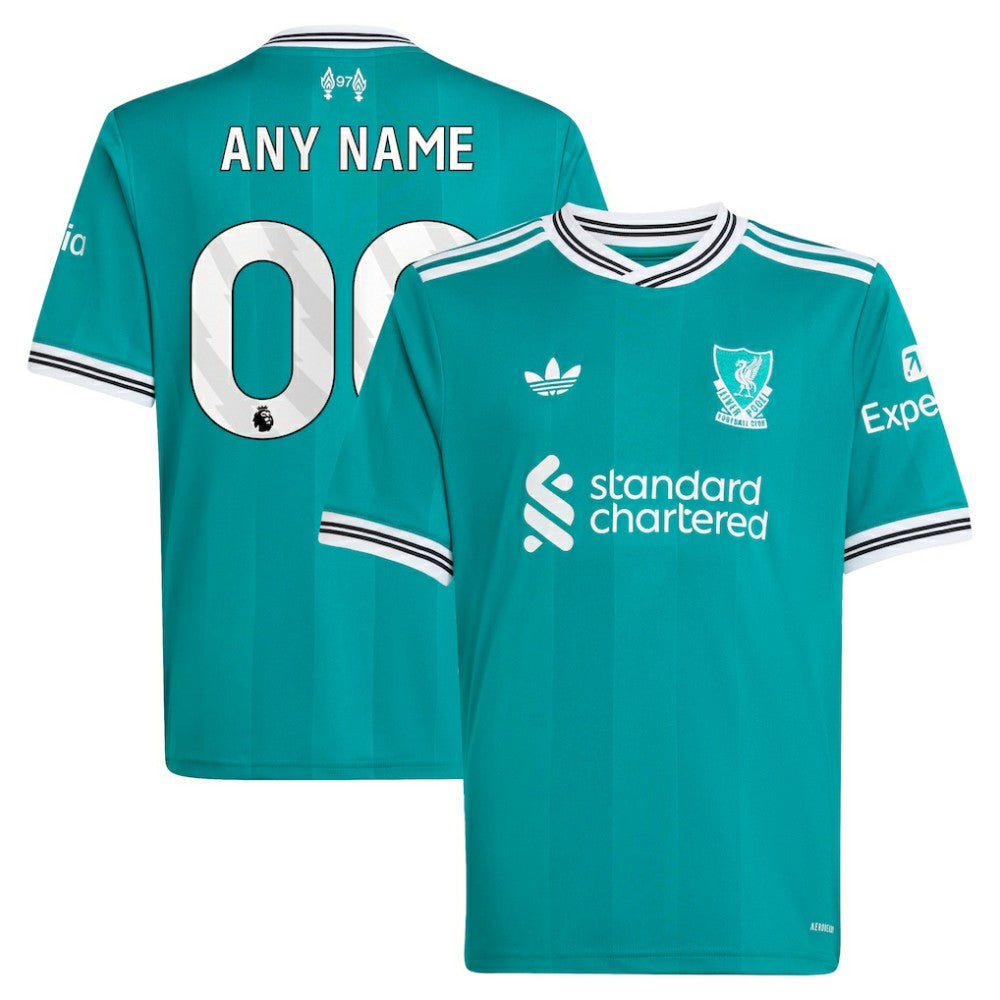Liverpool Youth 2025/26 Third Replica Custom Jersey - Green cheap