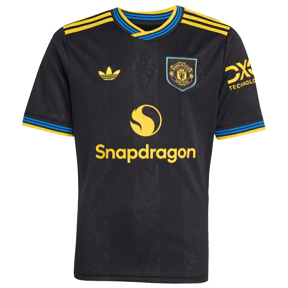 Manchester United Youth 2025/26 Third Replica Custom Jersey - Black cheap