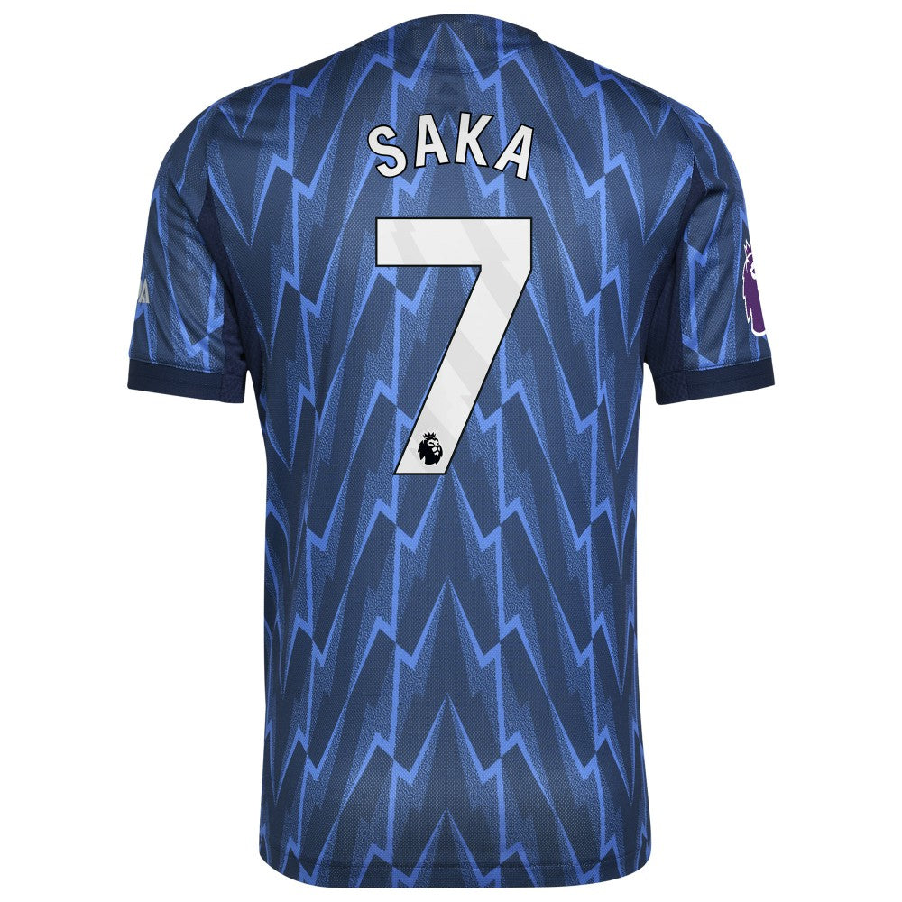 Bukayo Saka Arsenal 2025/26 Away Player Jersey - Blue online