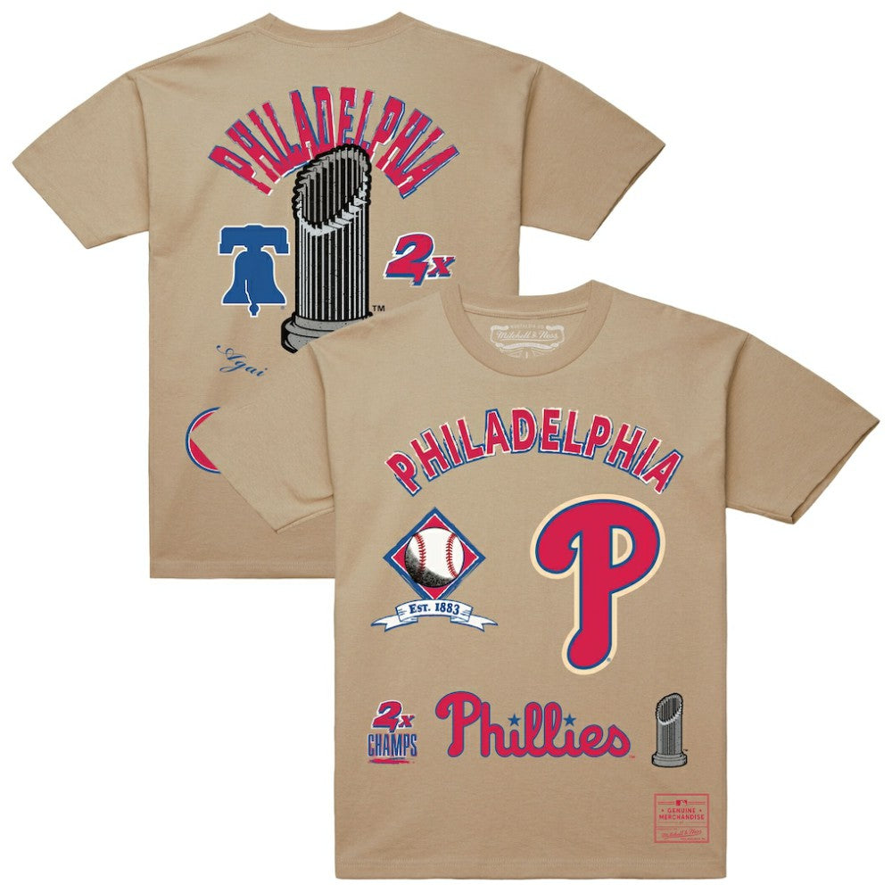 Philadelphia Phillies Legacy Defined T-Shirt Cream