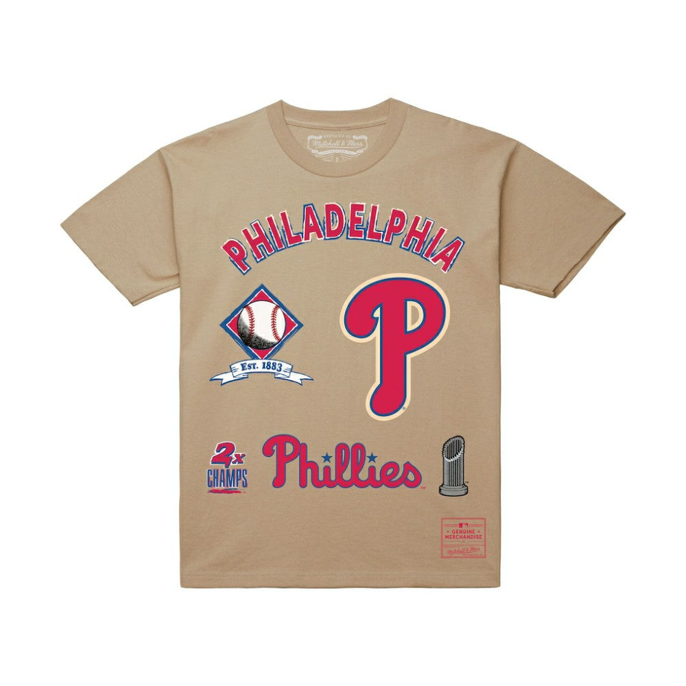 Philadelphia Phillies Legacy Defined T-Shirt Cream