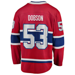 Noah Dobson Montreal Canadiens Fanatics Home Breakaway Jersey - Red Jerseys