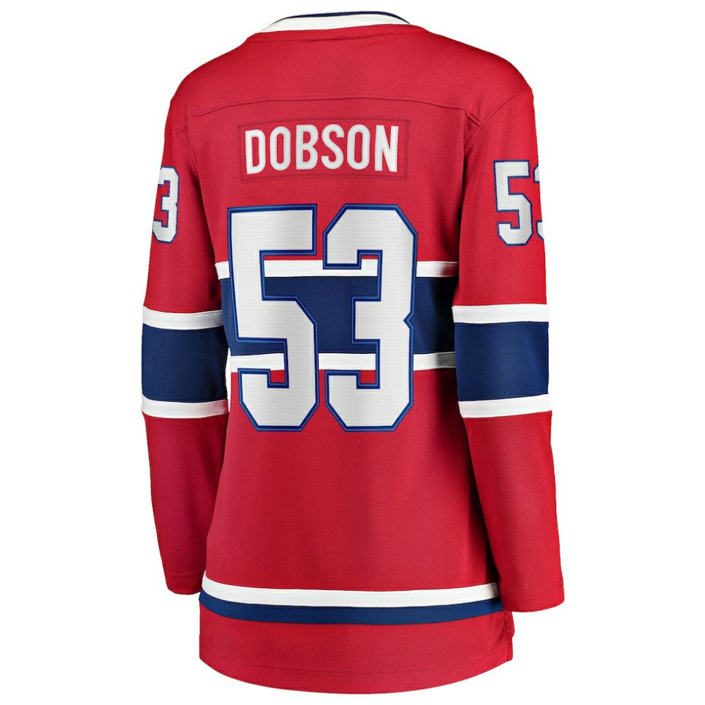 Noah Dobson Montreal Canadiens Fanatics Women's Home Breakaway Jersey - Red Jerseys