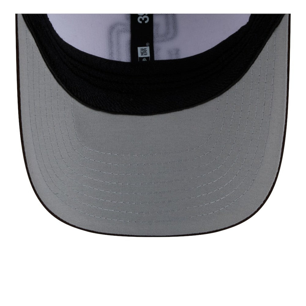 San Diego Padres Youth Baseball 39THIRTY M-Crown Flex Hat White/Brown