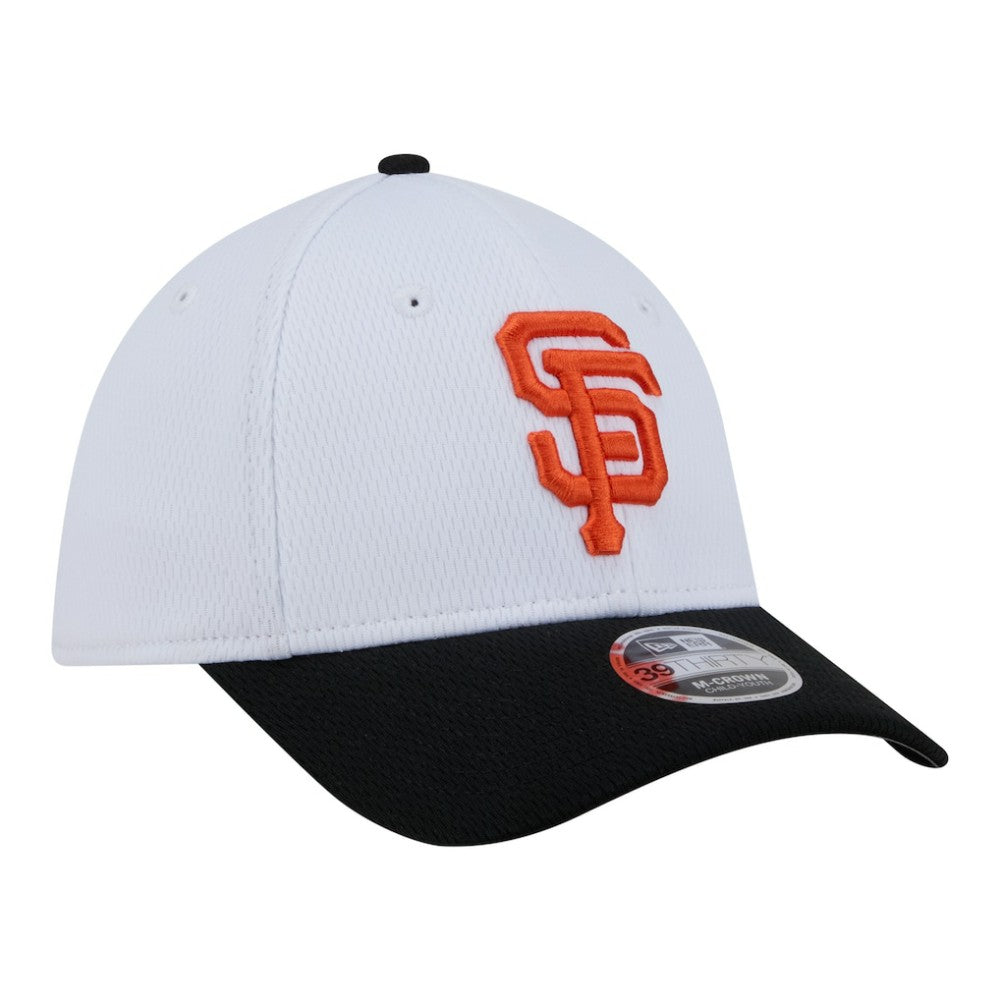 San Francisco Giants Youth Baseball 39THIRTY M-Crown Flex Hat White/Black
